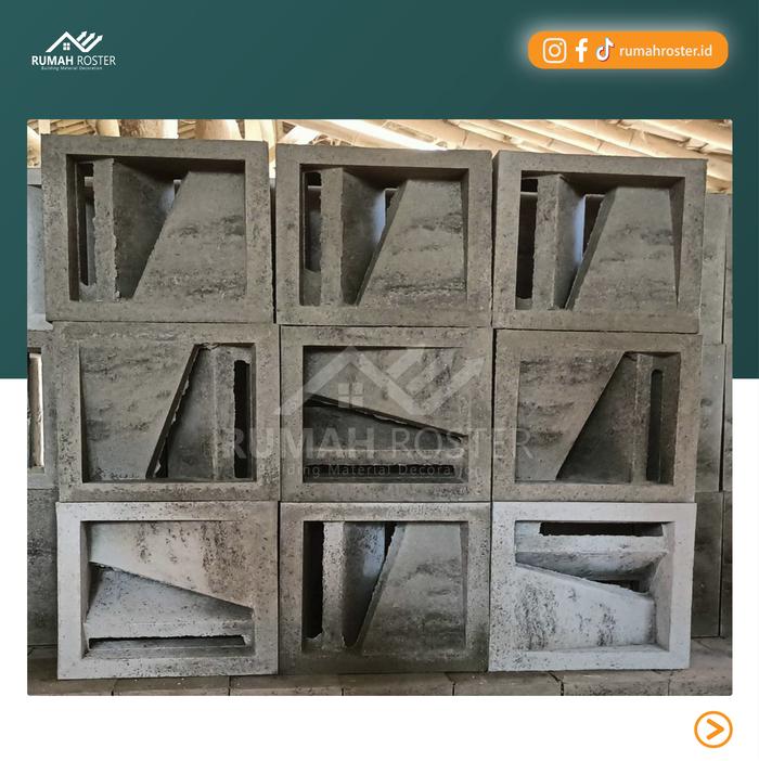 Jual Roster Beton/Roster Modern /Roster Anti Tampias - Motif Alpha (2 ...