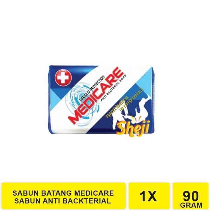 Gambar SABUN MANDI BATANG MEDICARE ANTIBACTERIAL 90 GRAM - BIRU TUA 90G, MEDICARE BATANG dari Sheji undefined Tokopedia