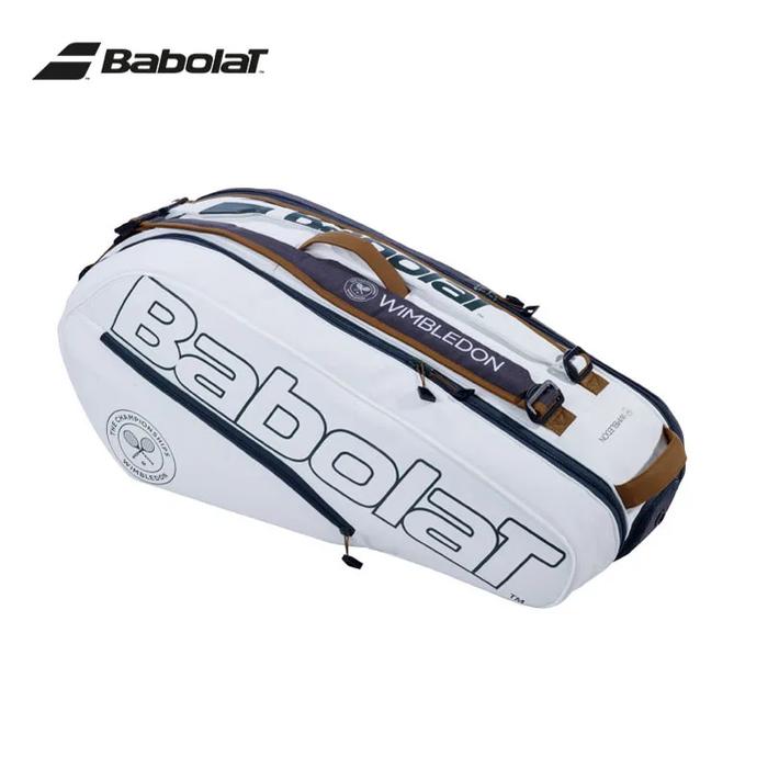 Gambar BABOLAT Tennis Bag 6R Pure Aero Wimbledon Series - Tas Raket Tenis - White B dari Sport N Go undefined Tokopedia