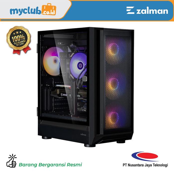 Gambar Zalman Casing PC i6 Black ATX Mid-Tower dari Myclub id undefined Tokopedia