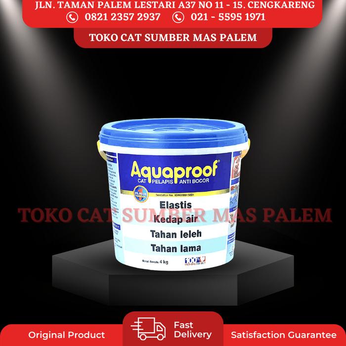 Gambar Aquaproof Aqua Proof Cat Anti Bocor Waterproofing Pail 20KG 20 KG - WARNA RANDOM dari Toko Cat Sumber Mas Palem undefined 5 Tokopedia