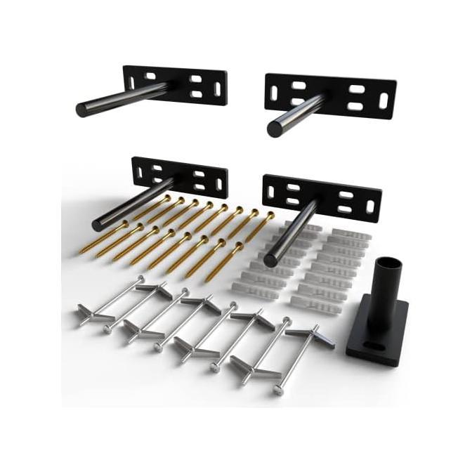 Gambar Best Set Of 4 Floating Shelf Brackets Heavy Duty 14 Inch Thick dari Input Market undefined Tokopedia