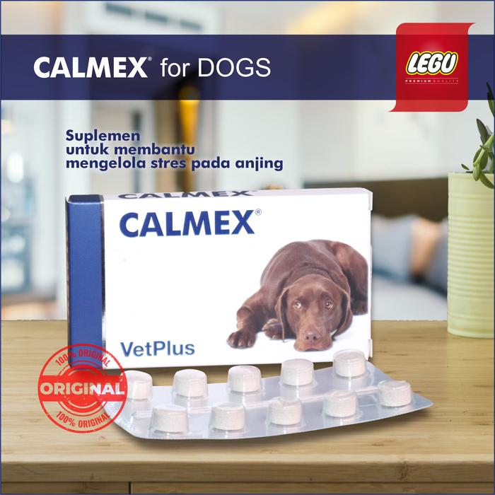 Gambar VetPlus Calmex for Dog, Suplemen penenang stress anabul. per 1 tablet dari LEGU SHOPP undefined Tokopedia