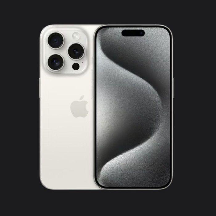 Gambar IBOX Apple iPhone 15 Pro 5G 128GB 256GB 512GB 1TB 128 256 512 GB 1 TB - WHITE TITANIUM, 512GB dari bursacell.itckuningan undefined Tokopedia