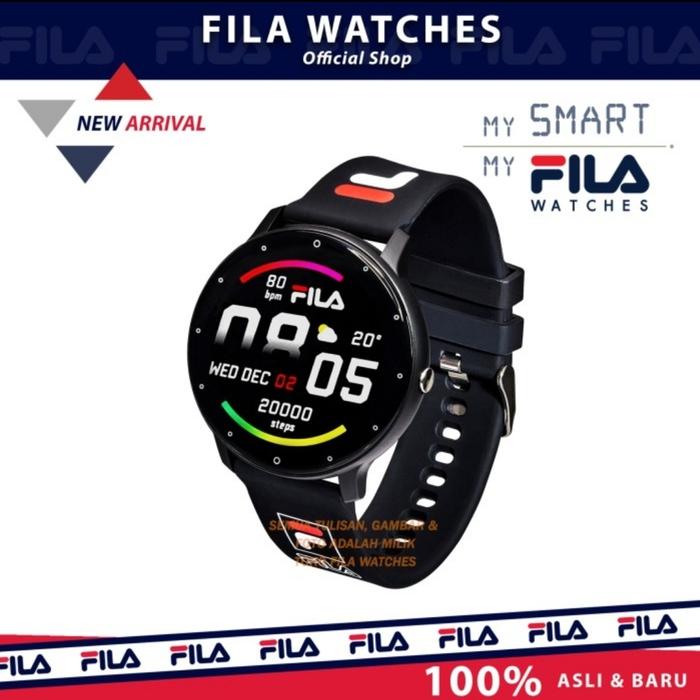 Gambar Smart watch fila original SW25B RUBBER STRAP BLACK dari Nice Time undefined Tokopedia