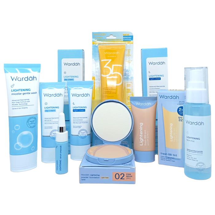 Paket Wardah Lightening series skincare Varian Baru/ Wardah Lightening di  Zencosmetics | Tokopedia