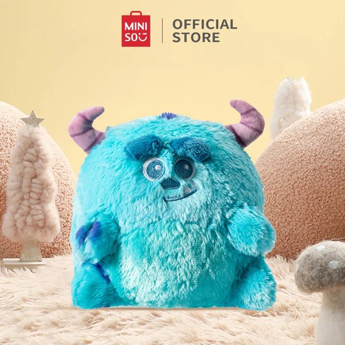Gambar Boneka Lotso Mini Lucu - MINISO Disney Pixar Round Plush Toy - Monster dari jastipsripilan undefined Tokopedia