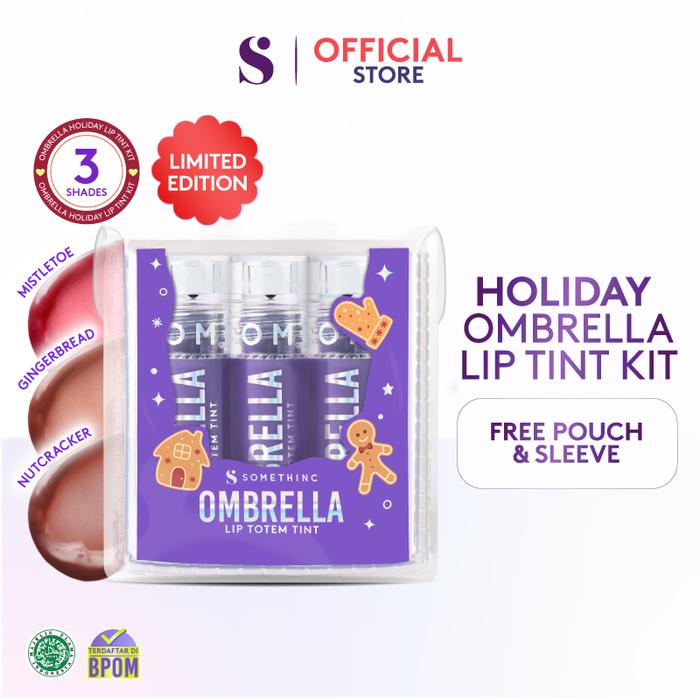 Gambar SOMETHINC Holiday Lip Tint Kit (Ombrella Lip Totem Tint) dari Somethinc undefined Tokopedia