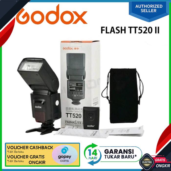 Gambar paket flash eksternal godox tt600 hss kamera sony canon nikon Fujifilm - Flash TT520 II, Fujifilm dari Light Zone Store undefined Tokopedia