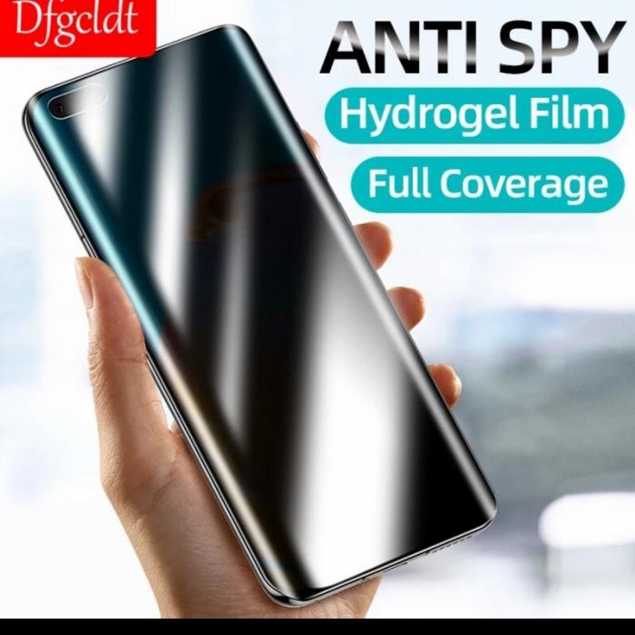 SAMSUNG A70 A70S A71 A72 A80 A90 HYDROGEL SPY HITAM ANTI GORES JELLY  BELAKANG, SAMSUNG A70