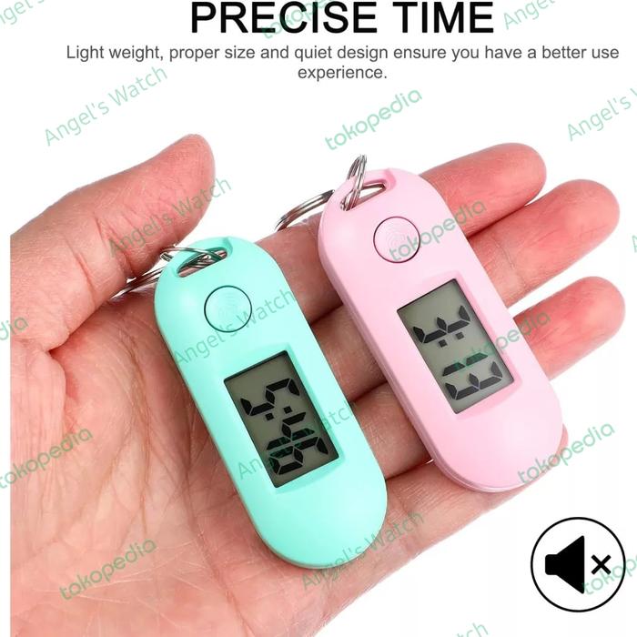 Gambar DIGITAL CLOCK KEY CHAIN/ GANTUNGAN KUNCI JAM SOUVENIR/ POCKET DIGITAL dari angel's watch undefined Tokopedia