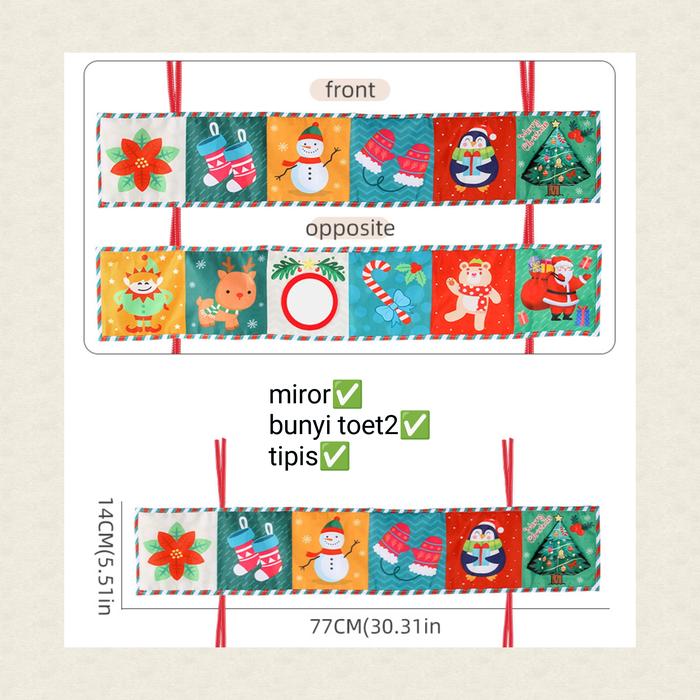 Gambar Mainan Buku Kain Hitam Putih Kontras Crib Soft Cloth Book Tummy Time - cemara dari Elbarra.Shop undefined Tokopedia