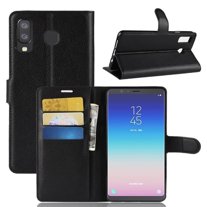 Jual Samsung A20 Sarung Kulit Flip Standing Cover Case Dompet