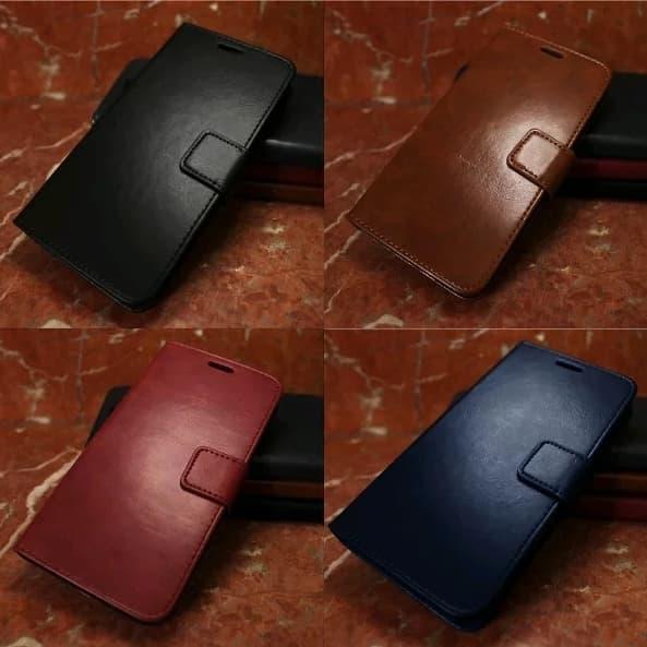 Jual Leather Book Flip Case Stand Oppo Vivo Y20 Kota - Main Image