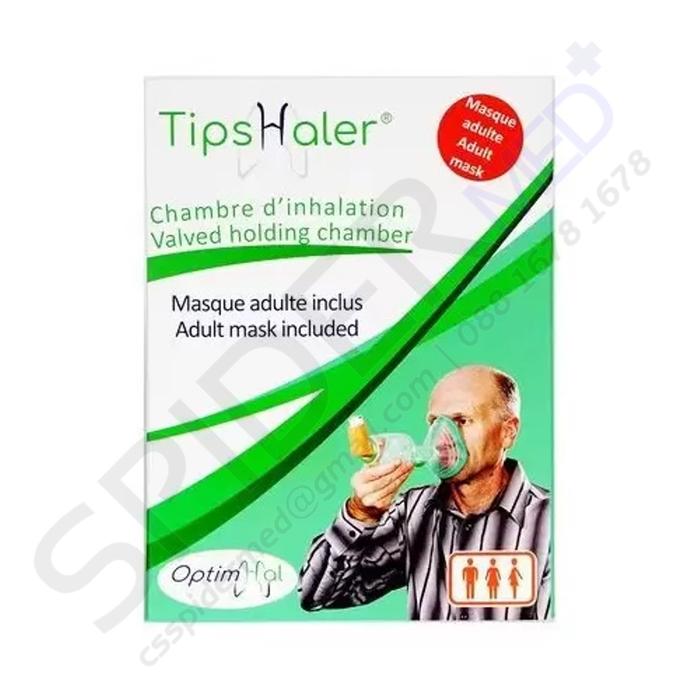 Jual TIPSHALER INHALATION AERO SPACER CHAMBER INHALER ASMA ADULT DEWASA ...