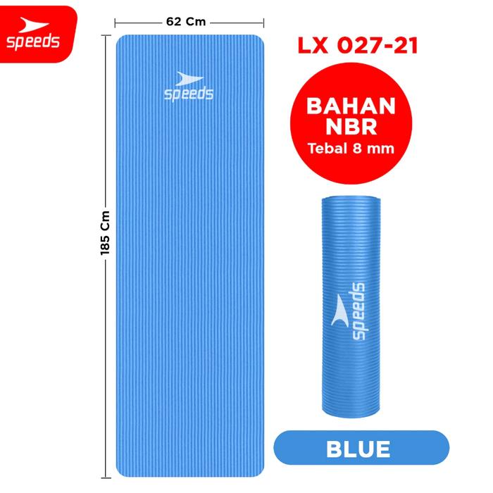 Gambar Matras Alas Anti Slip Yoga Mat 88mm - Biru dari Duta Grosir Shop undefined Tokopedia