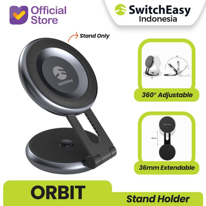 Gambar Car Holder SwitchEasy Orbit Universal Magnetic iPhone Stand - Orbit Stand dari SwitchEasy Official undefined Tokopedia