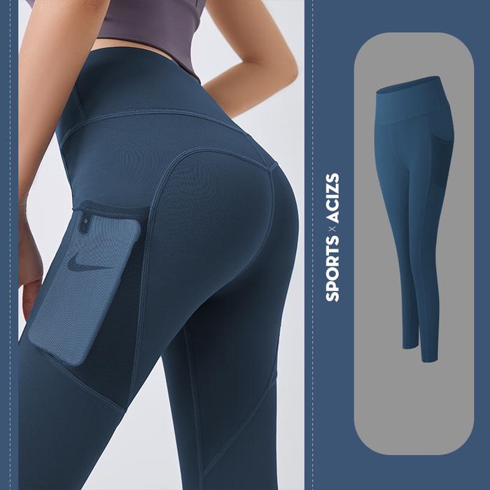 Gambar OXY  Women Gym Yoga Legging Sport /Celana Olahraga Wanita 4414 (S/M/L) - Navy, L dari 99koutlet undefined Tokopedia