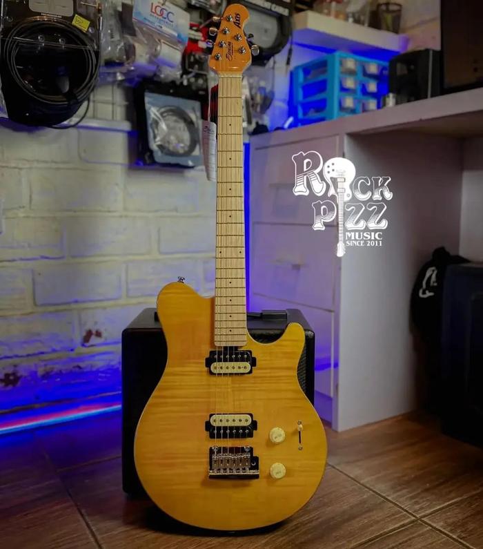 Gambar Sterling by Music Man AX3FM Axis Flame Maple Electric Guitar, Maple FB dari ROCKPIZZ MUSIC SINGARAJA undefined Tokopedia