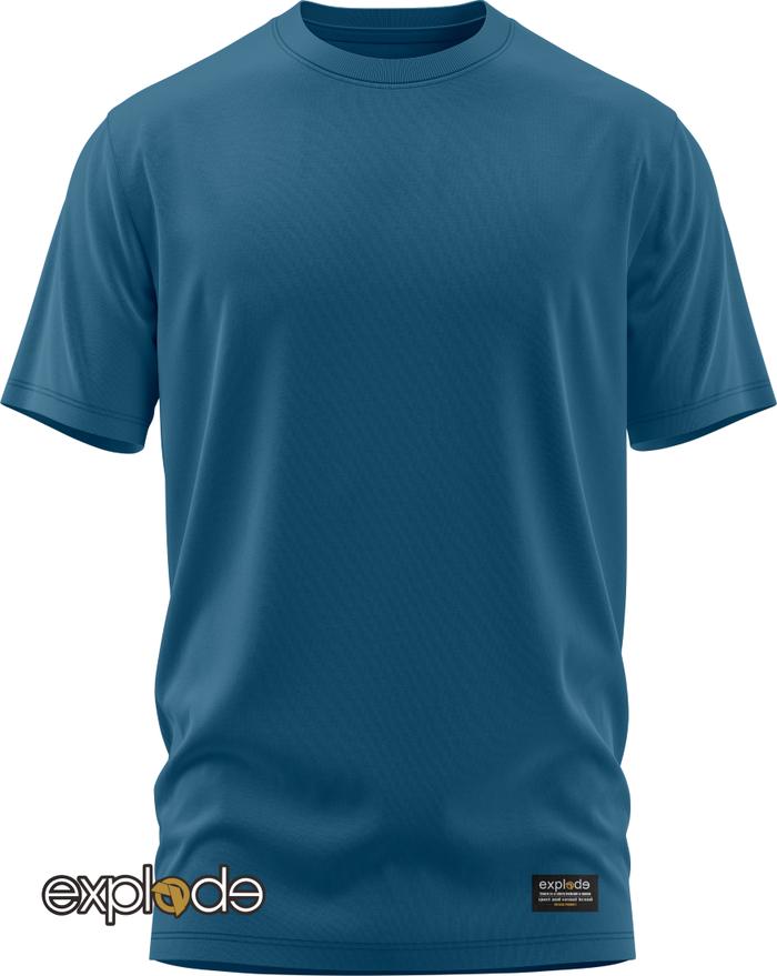 Gambar kaos polos explode/kaos polos combead 30s - DEEP BLUE, M dari explode undefined Tokopedia
