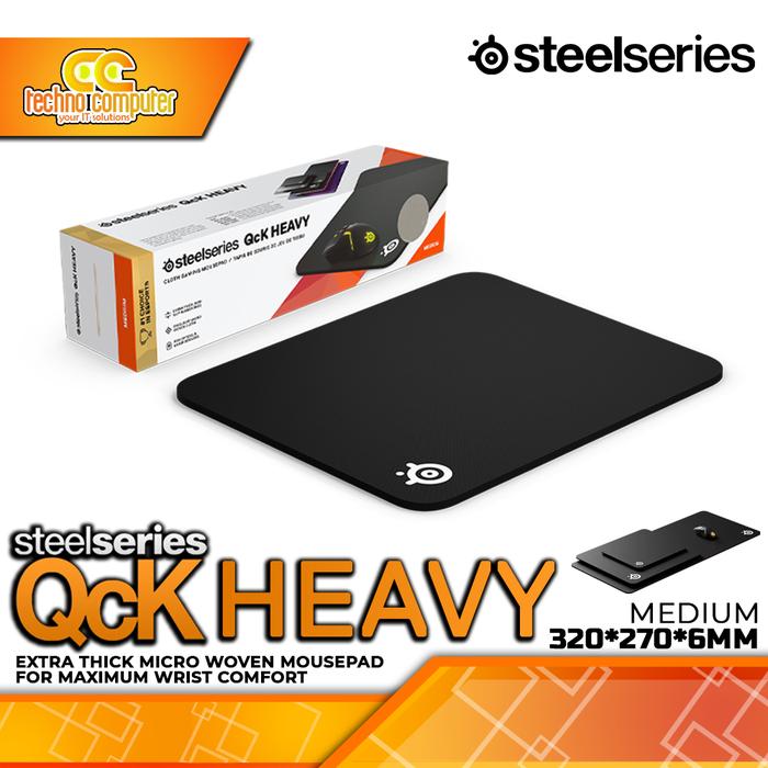 Gambar MOUSEPAD STEELSERIES QCK HEAVY Medium - Gaming Mousepad dari Techno Computer Bali undefined Tokopedia