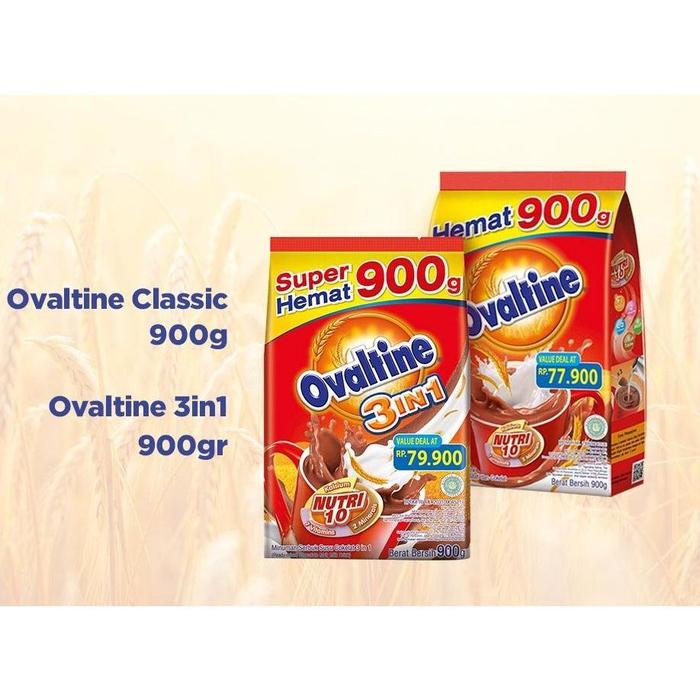Gambar (BPOM) EXP JULI 2024 Ovaltine Classic 900gram/Ovaltine 900gr Clasic dari kucingjelek undefined Tokopedia