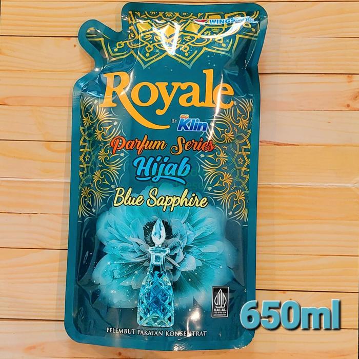 Gambar Soklin Softener Royale Hijab Blue Sapphire 650ml dari Doedoesoe Online Shop undefined Tokopedia