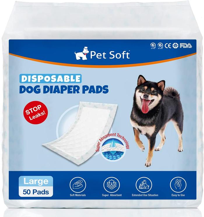 Gambar Pet Soft Disposable Dog Diaper Liners- Diapers Hewan - Untuk Hewan - XL dari Maxima Star Indo undefined Tokopedia