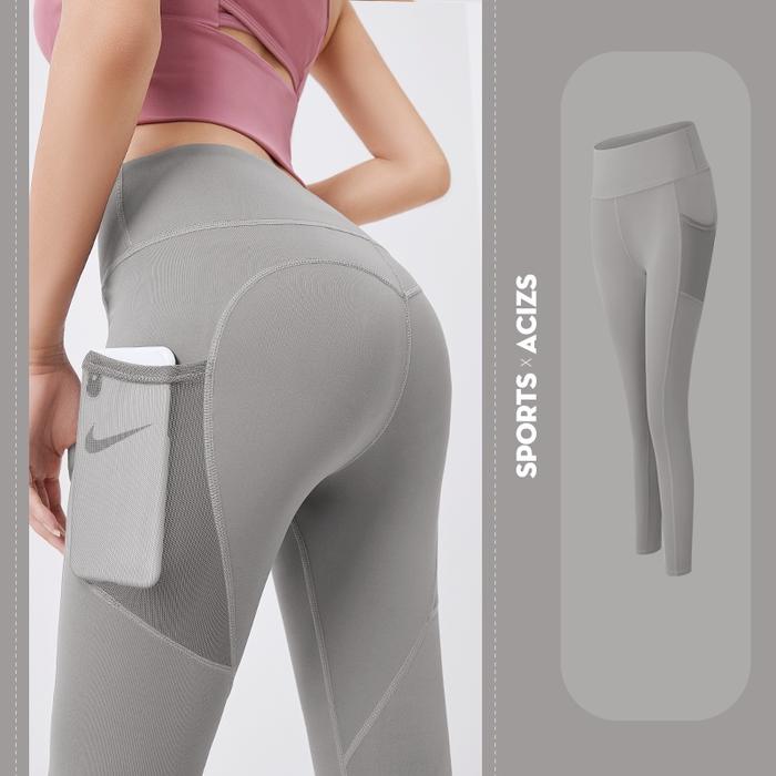 Gambar OXY  Women Gym Yoga Legging Sport /Celana Olahraga Wanita 4414 (S/M/L) - Dark grey, M dari 99koutlet undefined Tokopedia