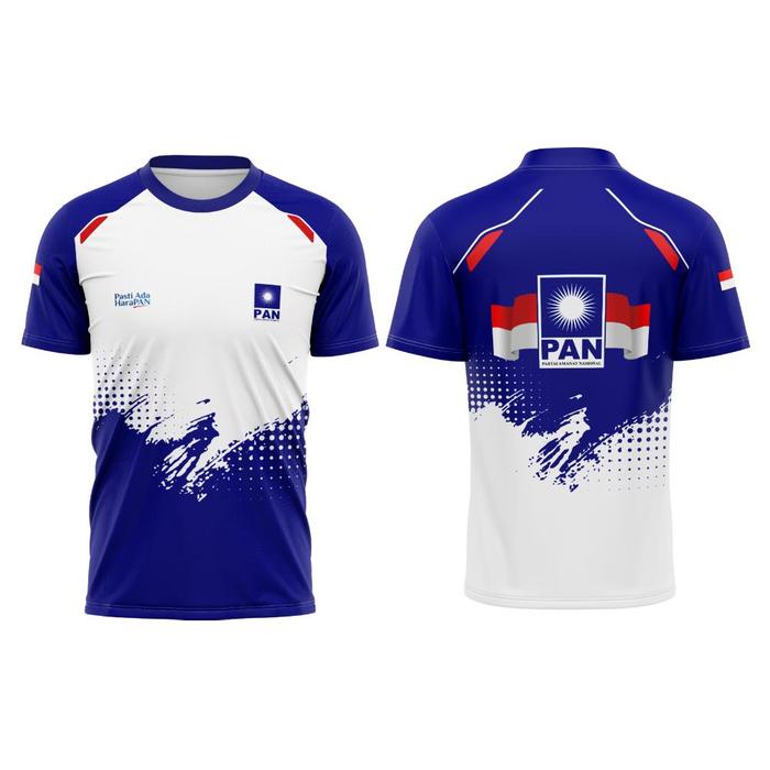 Gambar Kaos Baju PARTAI PAN PEMILU 2024 Lengan Pendek Panjang Full Print - Lengan Pendek, S dari Caesar231 undefined Tokopedia