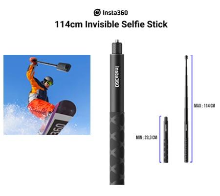 Gambar Insta360 Selfie Stick / Invisible Selfie Stick For insta 360 ORIGINAL - 114cm dari Jakarta Digital 8 undefined Tokopedia