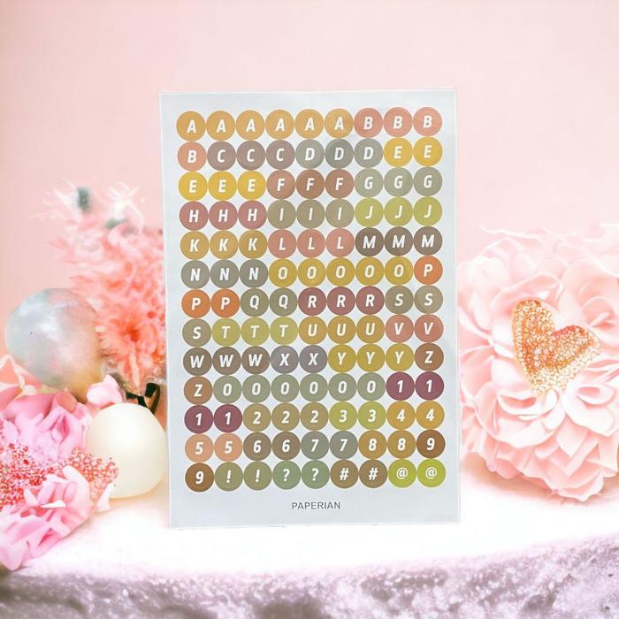 Gambar Stiker DIY Aesthetic Sticker Dekorasi Jurnal Scrapbook Bentuk Alfabet - Kuning dari Mynoona Toona undefined Tokopedia