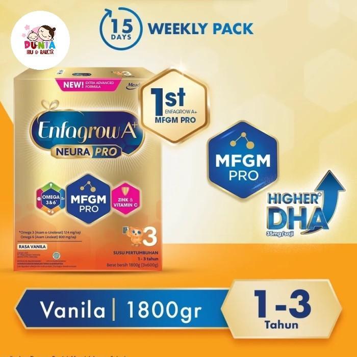 Gambar PROMO Enfagrow A+3 Vanilla Plain Original 1800gr 1,8 Kg - Vanila dari Seventy Eight Point Official undefined 2 Tokopedia