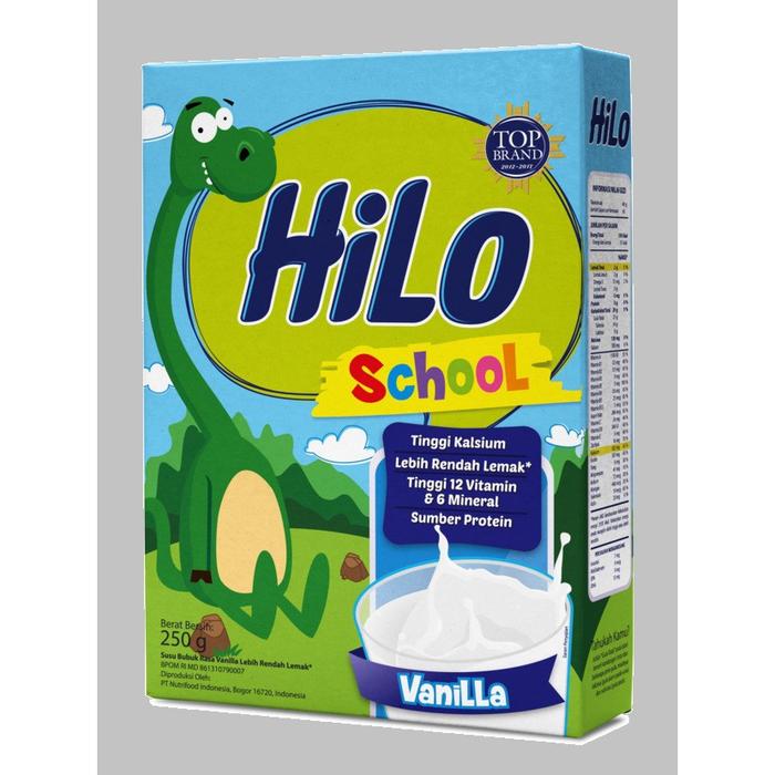 Gambar HILO SCHOOL KEMASAN 250 GRAM - SUSU PERTUMBUHAN - TINGGI KALSIUM - Vanila dari HelloBabyPWR undefined Tokopedia