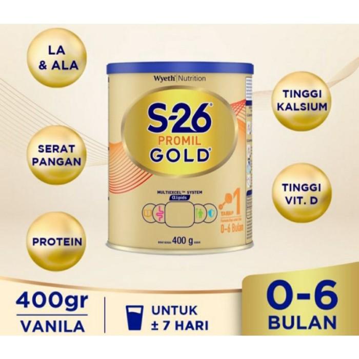 Gambar PROMO Susu S-26 Promil Gold tahap 1 0-6 Bulan - 400gr dari Seventy Eight Point Official undefined 3 Tokopedia