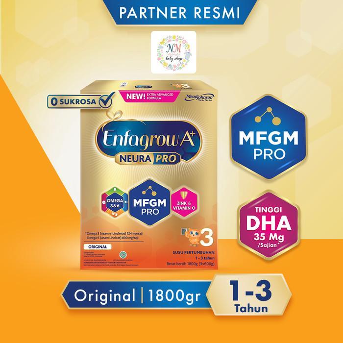 Gambar PROMO ENFAGROW 3 VANILA ORIGINAL 1800 GR ENFA SUSU ANAK 1800GR - VANILA dari Seventy Eight Point Official undefined 4 Tokopedia