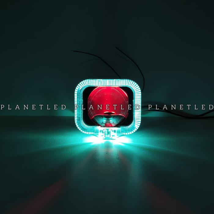 Gambar Lampu Biled Matrix X1 CR7 Tipe X3 Original Dengan Shroud+Devil 60 Watt - IceBlue - Merah, Putih-Putih dari Planet LED undefined Tokopedia