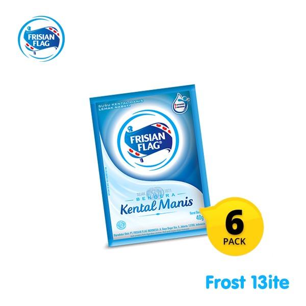 Gambar Frisian Flag Bendera Susu  Kental Manis / Condensed Milk Sachet 6pcs dari Frost Bitess undefined Tokopedia