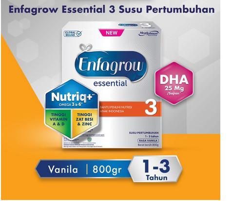 Gambar PROMO ENFAGROW ESSENTIAL 3 4 SUSU FORMULA 800GR - ESENTIAL3 800GR dari Seventy Eight Point Official undefined Tokopedia