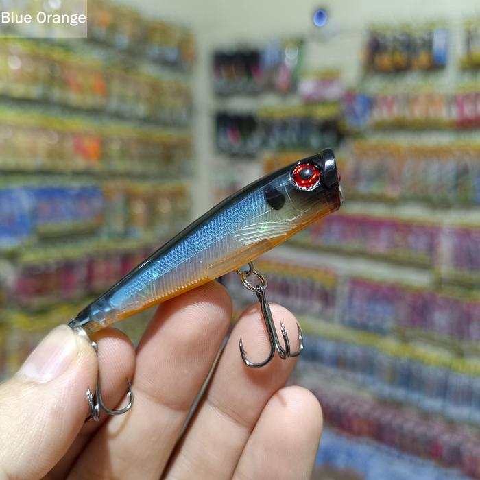 Gambar Lure Mini Poper MUDIN - Umpan Pancing Casting UL - Top Water - Black Silver dari Jebot Bali Fishing undefined 4 Tokopedia