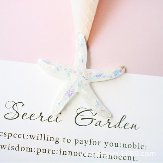 Gambar Dekorasi Tema Laut Bintang Laut Resin / Topper Bintang Laut Resin - Putih dari Crystall Puding dan Cake undefined Tokopedia