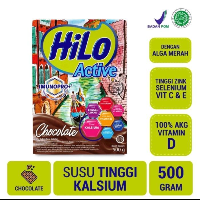 Gambar PROMO HILO susu TINGGI Kalsium Rendah Lemak 300-750gr (PROMO) - Active coklat dari Seventy Eight Point Official undefined Tokopedia