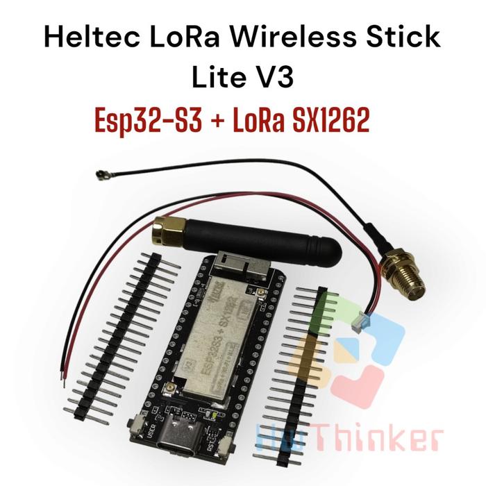 Gambar Heltec Lora Wireless Stick Lite V3 863MHz-928MHz ESP32-S3+SX1262 - Lora dari HwThinker undefined Tokopedia