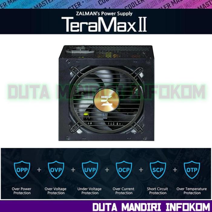 Gambar Zalman TeraMax II 750W 850W 1000W 1200W 80+ GOLD PCIe 5.0 Modular PSU - Black Edition , ZM850-TMX2 dari Duta Mandiri Infokom Kota Administrasi Jakarta Pusat Tokopedia