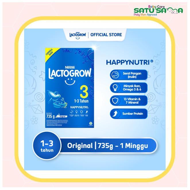 Gambar PROMO LACTOGROW 3 - ORIGINAL 735 G dari Seventy Eight Point Official undefined 3 Tokopedia