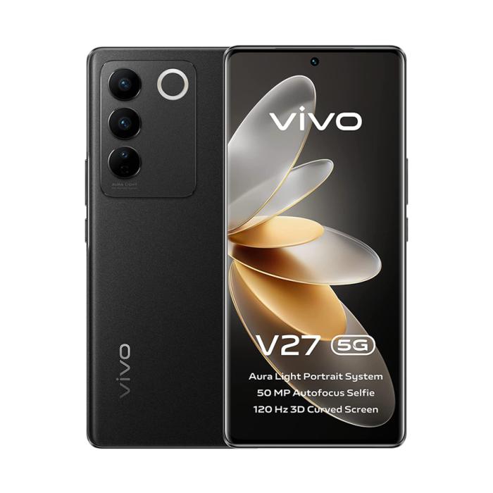Gambar HP VIVO V27 5G 8/256 GB -VIVO V 27 5G RAM 8GB ROM 256GB GARANSI RESMI - Hitam dari Aldy Cellular1 undefined Tokopedia