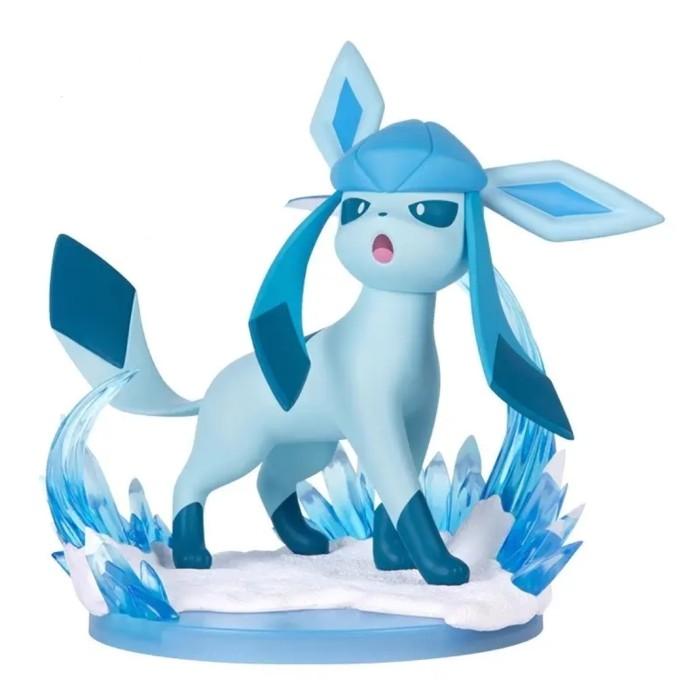 Gambar FUNISM Pokemon Sylveon Leafeon Glaceon Umbreon Espeon Big Figure(17cm) - Glaceon dari Doggy Paw undefined Tokopedia