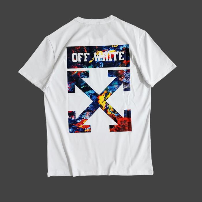 Gambar kaos import pria, size M-L-XL-2XL, bahan spandek premium, COF71427 - Putih, M dari SINAR EMAS Ge20 undefined Tokopedia