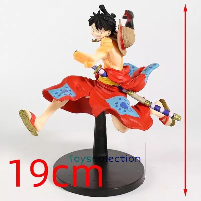 Gambar ACTION FIGURE ONE PIECE LUFFY WANO COUNTRY BATTLE RECORD COLLECTION - Luffy Wano A dari ToysColection undefined Tokopedia