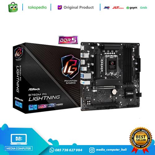 Jual Motherboard ASROCK B760M PG Lightning Kota Denpasar